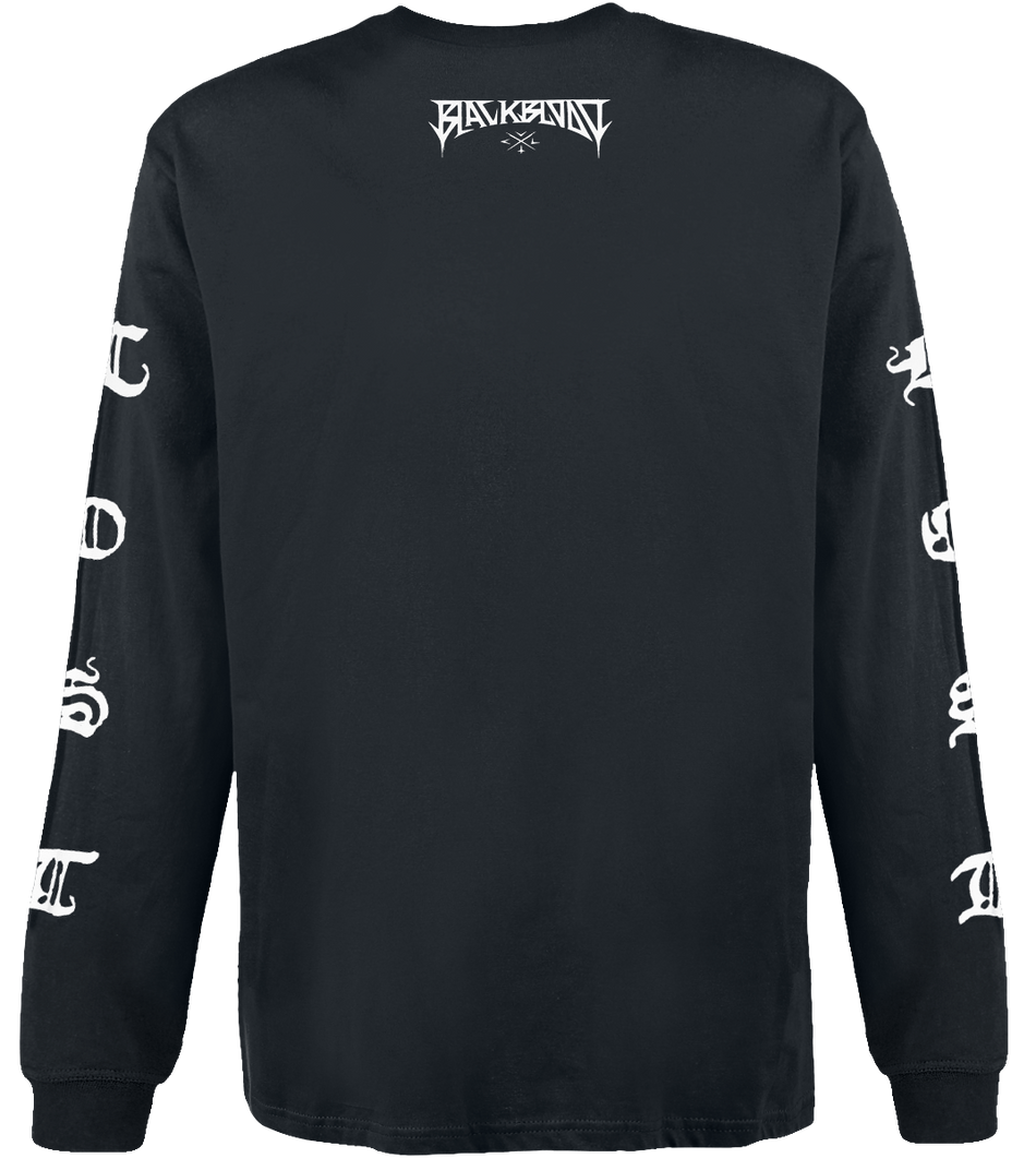T-shirt manches longues  de Black Blood by Gothicana - Forever Lost - M à XXL - pour Homme - noir - Black Blood by Gothicana - View 2