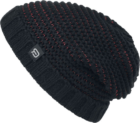 Bonnet  de RED by EMP - Snow and Cold - pour Unisexe - noir/rouge - RED by EMP