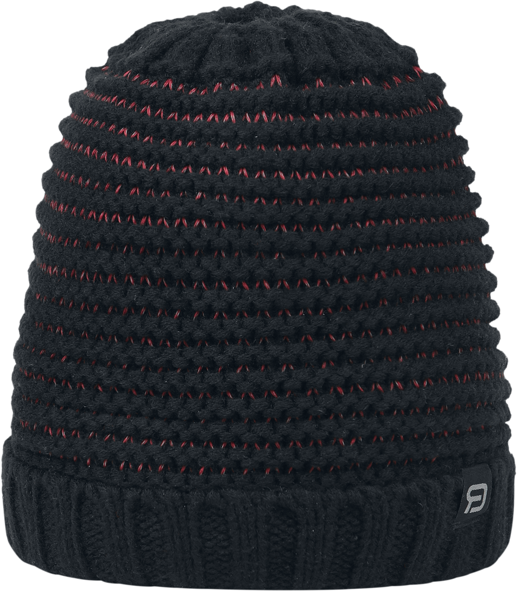 Bonnet  de RED by EMP - Snow and Cold - pour Unisexe - noir/rouge - RED by EMP - View 2