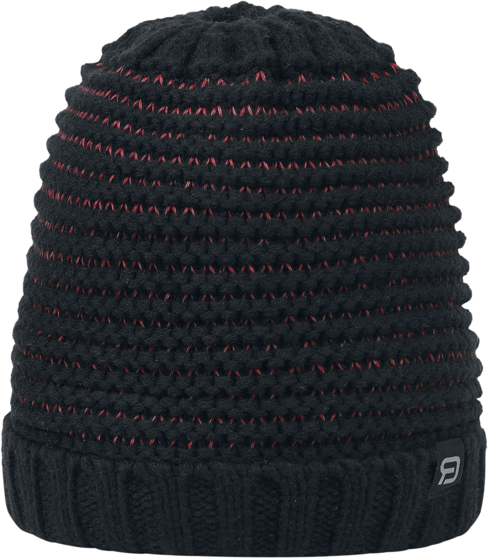 Bonnet  de RED by EMP - Snow and Cold - pour Unisexe - noir/rouge - RED by EMP - View 2