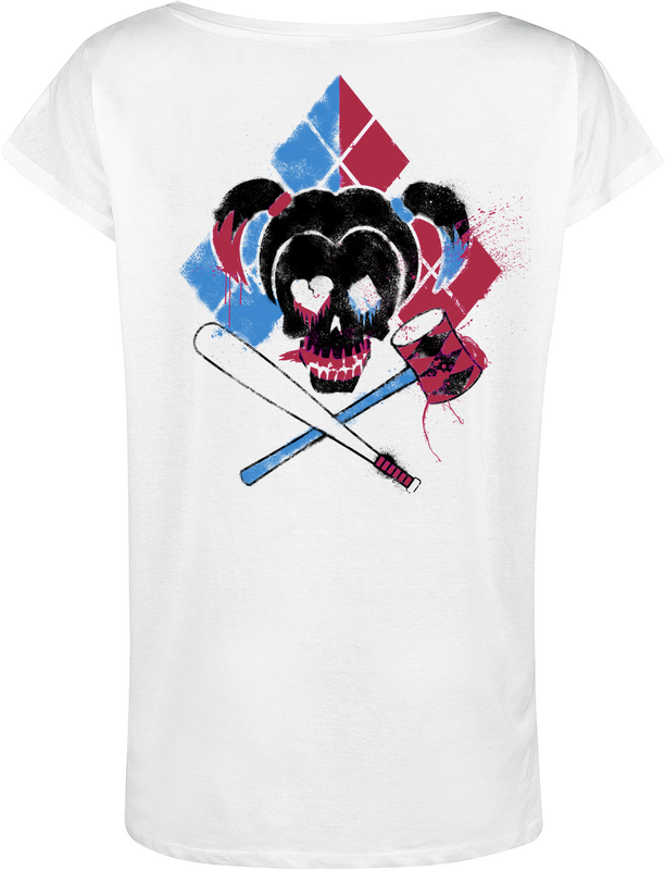 T-Shirt Manches courtes  de Suicide Squad - Harley Quinn - Daddy's Lil Monster - S à 3XL - pour Femme - blanc - Suicide Squad - View 2