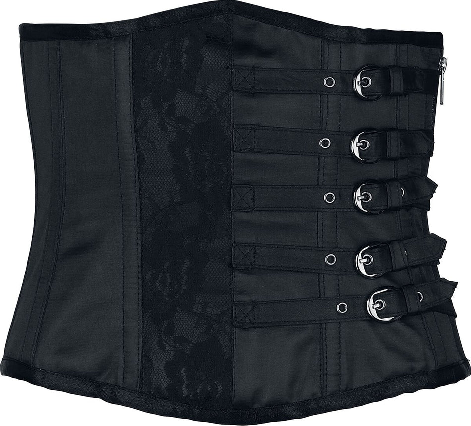 Ceinture Corset Gothic de Gothicana by EMP - Bound To Darkness - S à XXL - pour Femme - noir - Gothicana by EMP