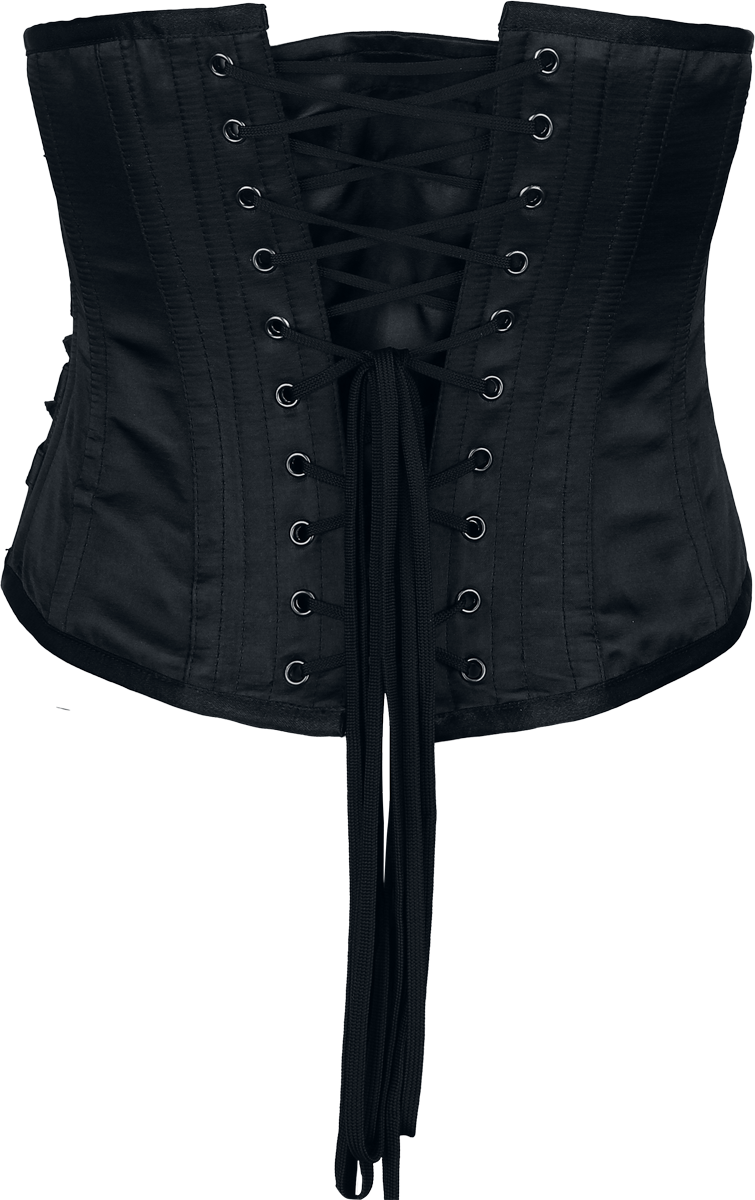 Ceinture Corset Gothic de Gothicana by EMP - Bound To Darkness - S à XXL - pour Femme - noir - Gothicana by EMP - View 2