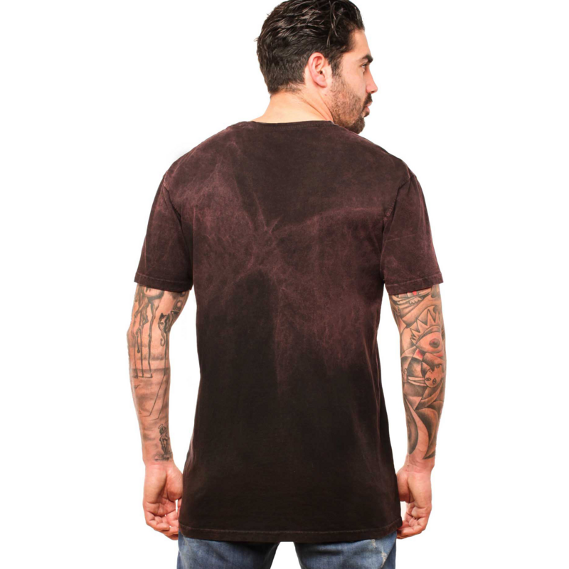 T-Shirt Manches courtes  de Outer Vision - Viking Skull - T-Shirt - S à 3XL - pour Homme - rouge foncé - Outer Vision - View 2
