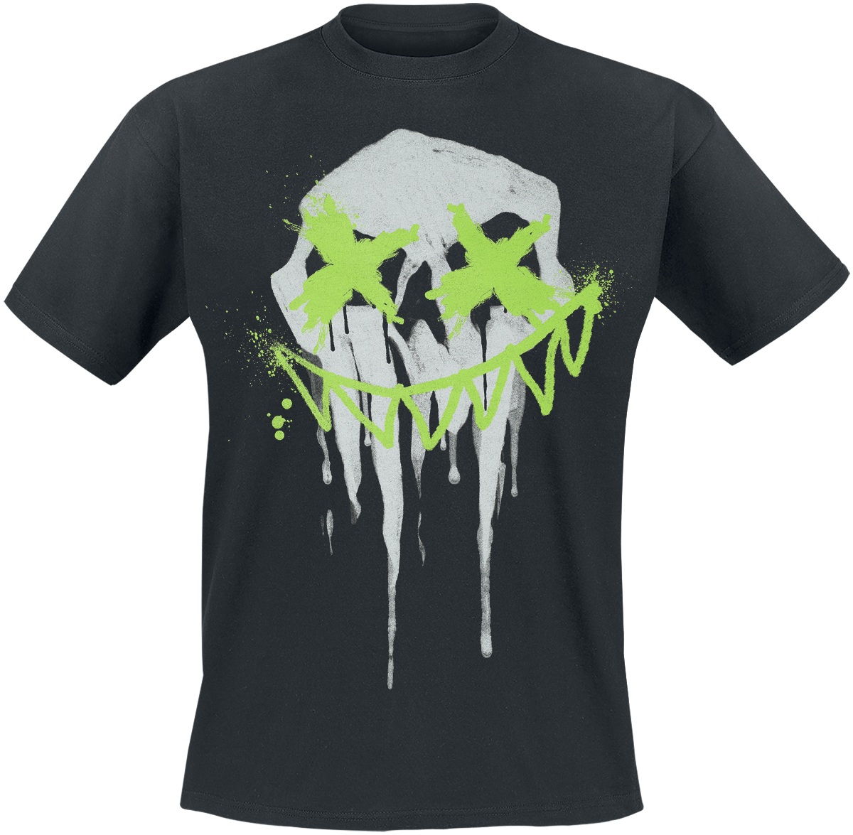 T-Shirt Manches courtes  de Outer Vision - Sharp Smile - T-Shirt - M à XXL - pour Homme - noir - Outer Vision - View 2