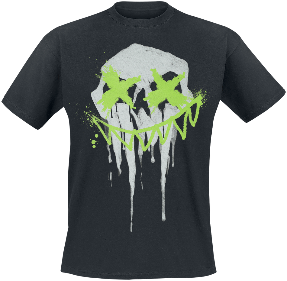 T-Shirt Manches courtes  de Outer Vision - Sharp Smile - T-Shirt - M à XXL - pour Homme - noir - Outer Vision - View 2