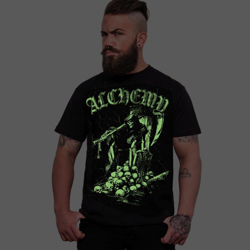 T-Shirt Manches courtes Gothic de Alchemy England - Harvester's Realm - T-Shirt Homme - M à XXL - pour Homme - noir - Alchemy England