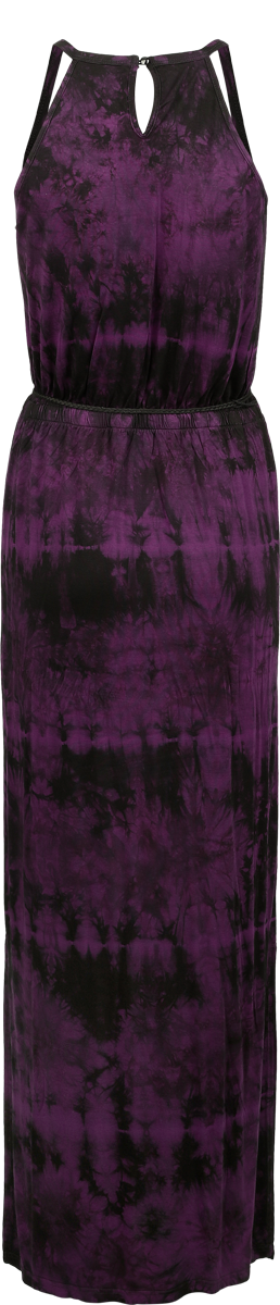 Robe longue  de RED by EMP - S à XXL - pour Femme - noir/lilas - RED by EMP - View 2