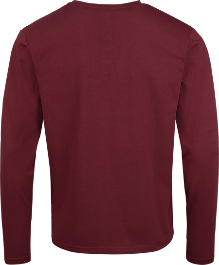 T-shirt manches longues  de RED by EMP - Haut Manches Longues Boutonné - S à XXL - pour Homme - bordeaux - RED by EMP - View 2