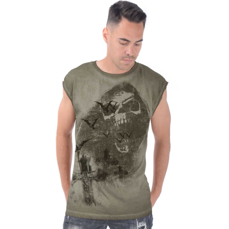 Débardeur Gothic de Alchemy England - Scream - Haut Homme - S à 4XL - pour Homme - vert - Alchemy England