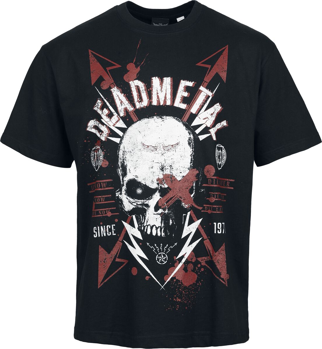 T-Shirt Manches courtes Gothic de Alchemy England - Dead Metal - T-Shirt Oversize - S à XXL - pour Homme - noir - Alchemy England