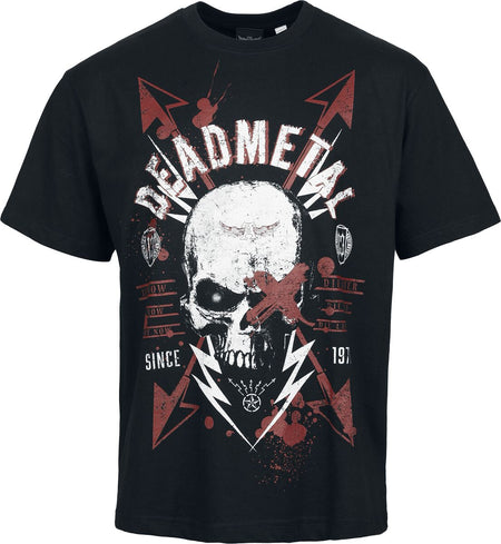 T-Shirt Manches courtes Gothic de Alchemy England - Dead Metal - T-Shirt Oversize - S à XXL - pour Homme - noir - Alchemy England