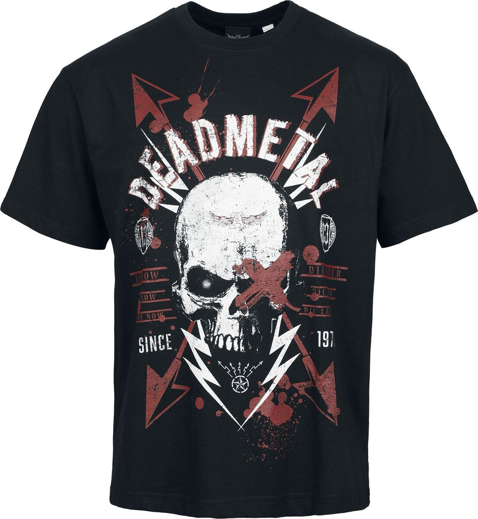 T-Shirt Manches courtes Gothic de Alchemy England - Dead Metal - T-Shirt Oversize - S à XXL - pour Homme - noir - Alchemy England
