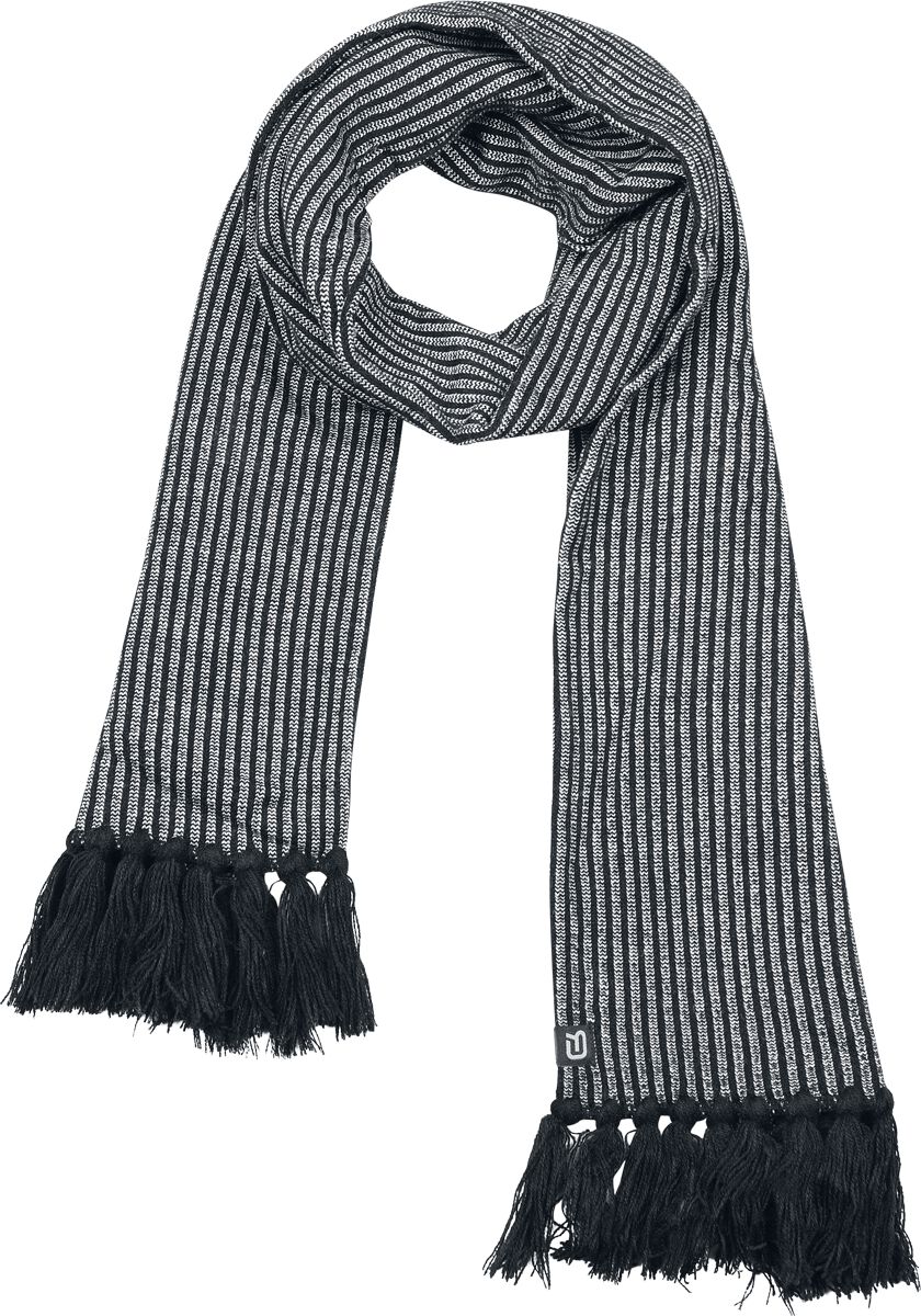 Écharpe  de RED by EMP - Snow and Cold - pour Unisexe - noir/blanc - RED by EMP