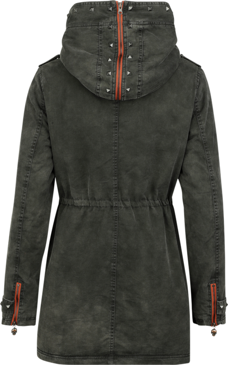 Veste mi-saison  de Rock Rebel by EMP - Rock me hard - S à XXL - pour Femme - gris - Rock Rebel by EMP - View 2