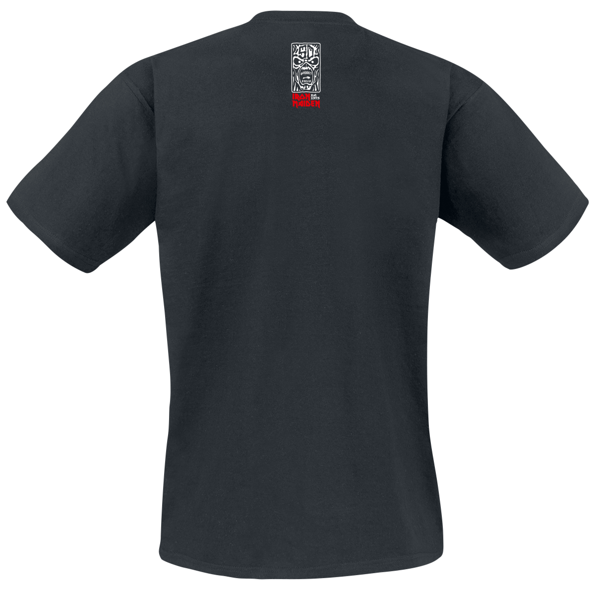 T-Shirt Manches courtes  de Iron Maiden - Portrait Eddie Smoke - S à 4XL - pour Homme - noir - Iron Maiden - View 2