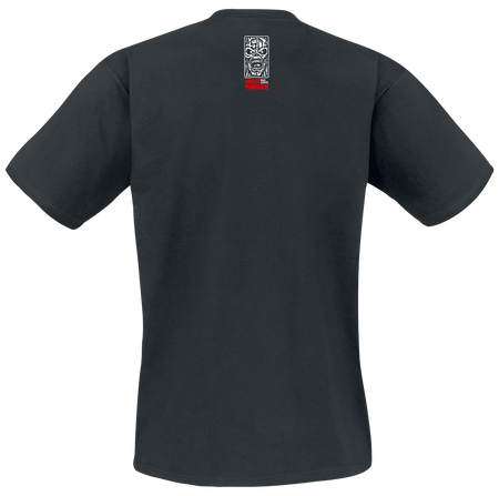 T-Shirt Manches courtes  de Iron Maiden - Portrait Eddie Smoke - S à 4XL - pour Homme - noir - Iron Maiden - View 2