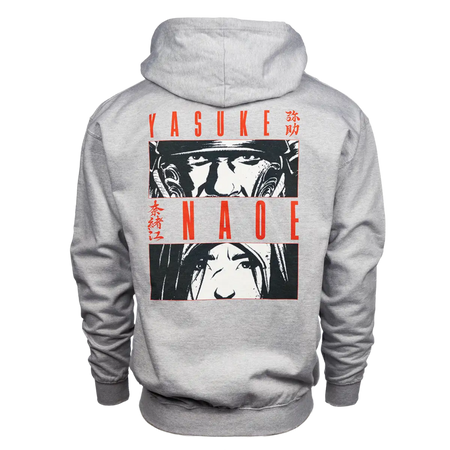 Sweat-shirt zippé à capuche Gaming de Assassin's Creed - Shadows Faces - S à XXL - pour Homme - gris chiné - Assassin's Creed - View 2