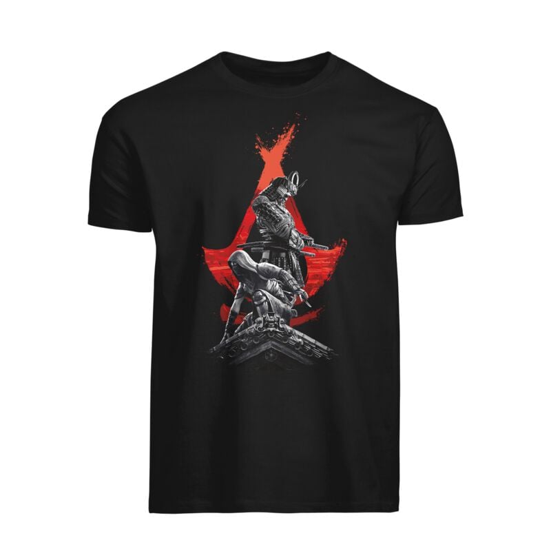 T-Shirt Manches courtes Gaming de Assassin's Creed - Shadows - S à XXL - pour Homme - noir - Assassin's Creed