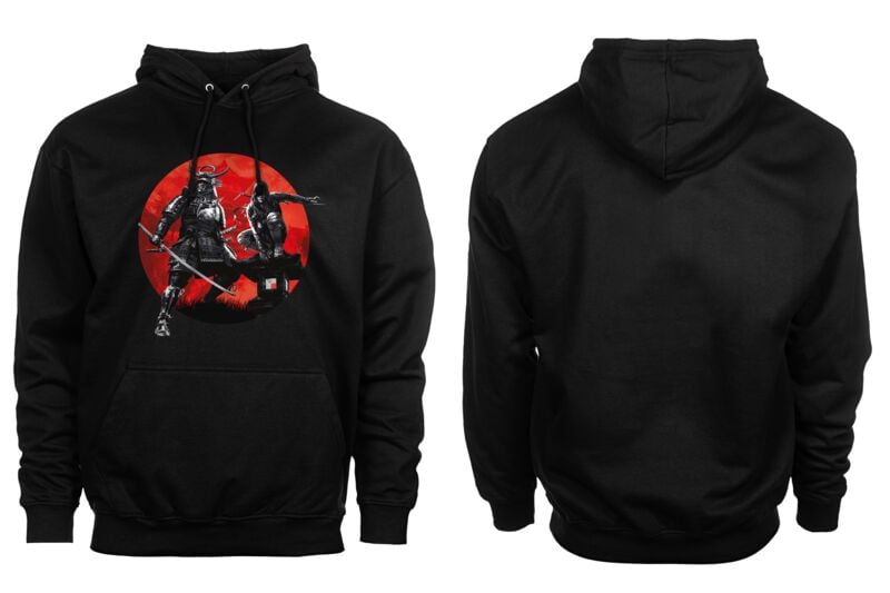 Sweat-shirt à capuche Gaming de Assassin's Creed - Shadows Red Sun - S à XXL - pour Homme - noir - Assassin's Creed