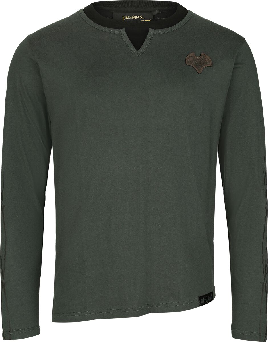 T-shirt manches longues  de Le Seigneur Des Anneaux - Le Hobbit - Collection Mirkwood - S à XXL - pour Homme - vert foncé - Le Seigneur Des Anneaux