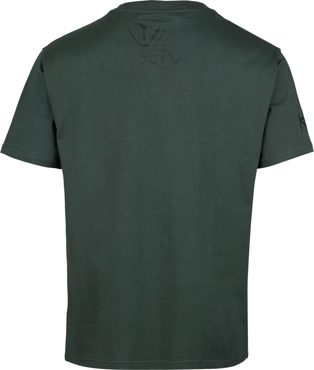 T-Shirt Manches courtes  de Le Seigneur Des Anneaux - Le Hobbit - Collection Mirkwood - S à XXL - pour Homme - vert foncé - Le Seigneur Des Anneaux - View 2