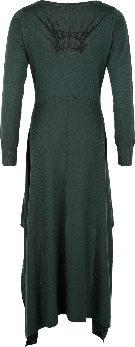 Robe mi-longue  de Le Seigneur Des Anneaux - Le Hobbit - Collection Mirkwood - S à M - pour Femme - vert foncé - Le Seigneur Des Anneaux - View 2