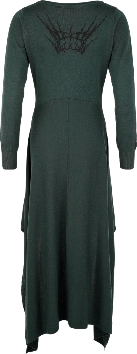 Robe mi-longue  de Le Seigneur Des Anneaux - Le Hobbit - Collection Mirkwood - S à M - pour Femme - vert foncé - Le Seigneur Des Anneaux - View 2