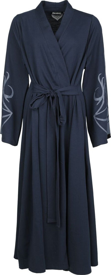 Robe de Chambre  de Le Seigneur Des Anneaux - Le Hobbit - Collection Mirkwood - S-M à XXL-3XL - pour Femme - bleu - Le Seigneur Des Anneaux