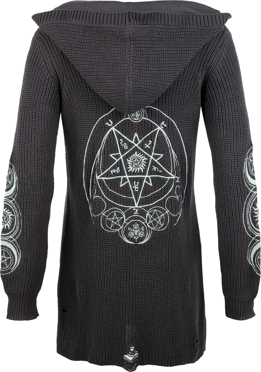 Gilets & Ponchos  de Supernatural - Moons - S à XXL - pour Femme - gris - Supernatural - View 2