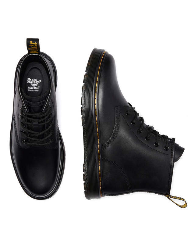 Bottes de motard  de Dr. Martens - Brookline Chukka - Black Lusso - EU36 à EU46 - pour Unisexe - noir - Dr. Martens - View 2