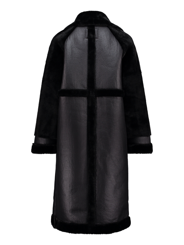 Manteau en imitation cuir  de Hailys - LS P JK MI44NNA - XS à XXL - pour Femme - noir - Hailys - View 2