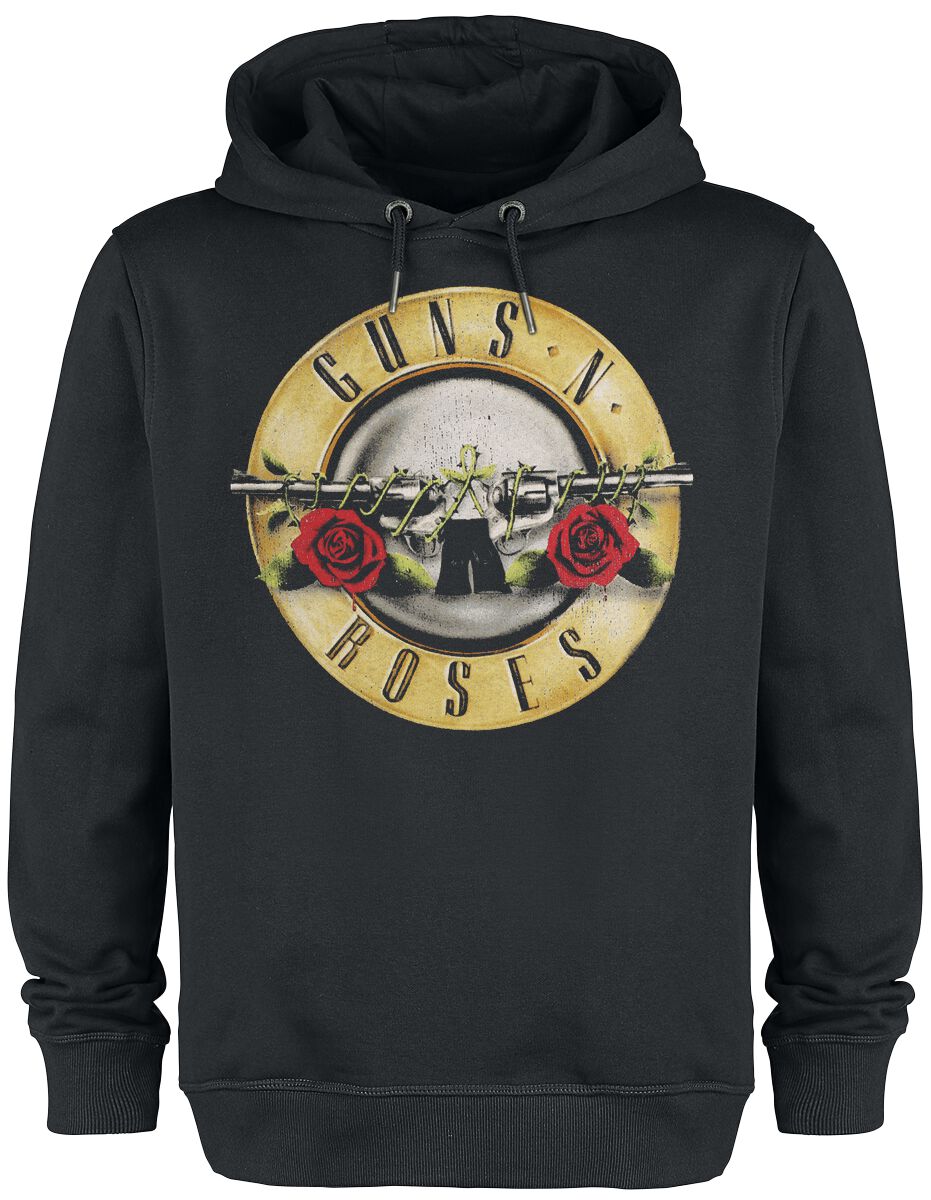 Sweat-shirt à capuche  de Guns N' Roses - Amplified Collection - Drum - XS à 3XL - pour Homme - noir - Guns N' Roses