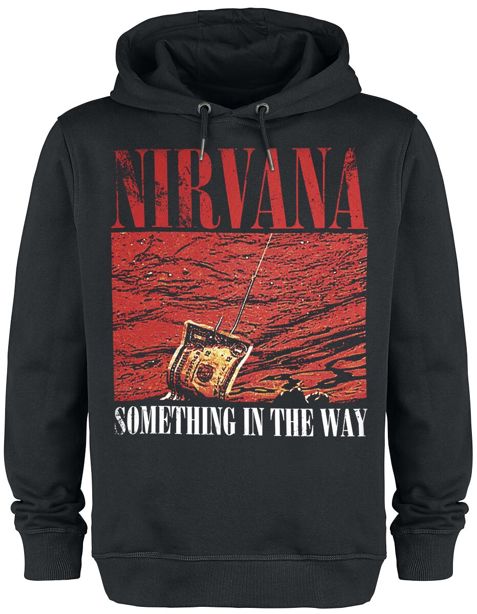 Sweat-shirt à capuche  de Nirvana - Amplified Collection - Something In The Way - XS à 3XL - pour Homme - noir - Nirvana