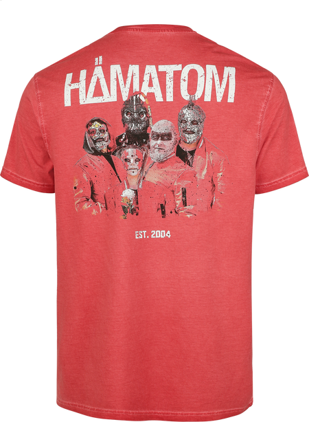 T-Shirt Manches courtes  de Hämatom - Band - S à XXL - pour Homme - rouge - Hämatom - View 2