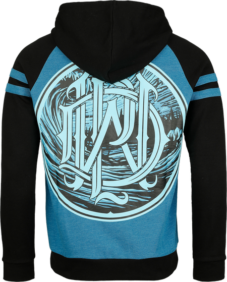 Sweat-shirt zippé à capuche  de Parkway Drive - EMP Signature Collection - S à XXL - pour Homme - bleu clair/noir - Parkway Drive - View 2