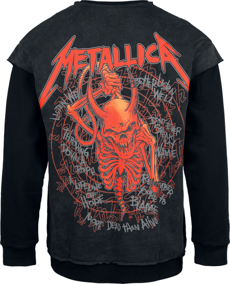 Sweat-shirt  de Metallica - EMP Signature Collection - S à XXL - pour Homme - gris foncé/noir - metallica - View 2