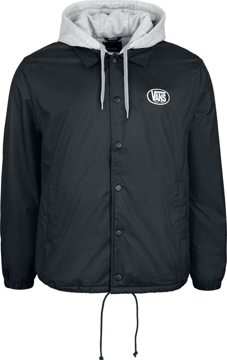 Veste mi-saison  de Vans - The Riley Hooded Coach's - Veste à Capuche - S à XXL - pour Homme - noir - Vans