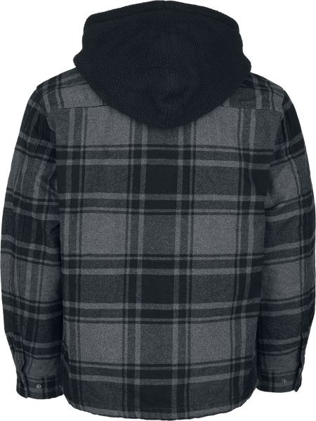 Veste mi-saison  de Vans - Piedmont Hooded Plaid Shacket - S à XXL - pour Homme - noir - Vans - View 2