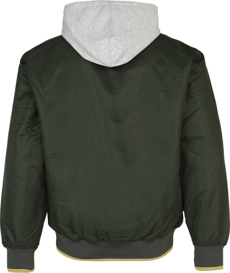 Veste mi-saison  de Vans - Scripted Vans Hooded Baseball Jacket - S à XXL - pour Homme - vert - Vans - View 2