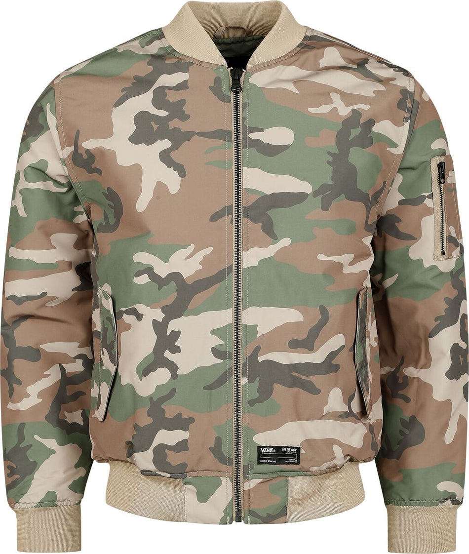 Bomber  de Vans - Copley Bomber Jacket VINTAGE CAMO - S à XL - pour Homme - camouflage - Vans