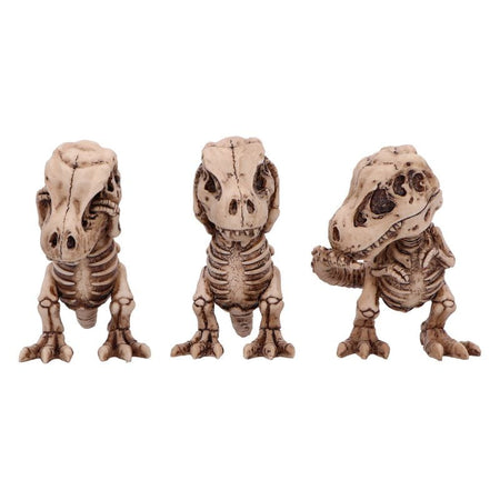 Statuette  de Nemesis Now - Three Wise Tyrannosaurus Rex Skeletons - pour Unisexe - multicolore - Nemesis Now