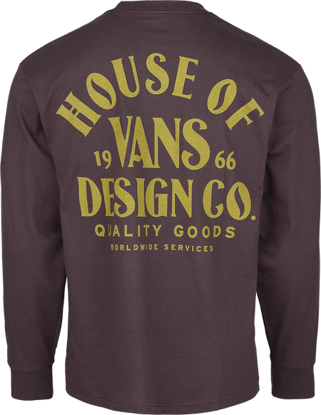 T-shirt manches longues  de Vans - Vans Hov - S à XXL - pour Homme - lie-de-vin - Vans - View 2