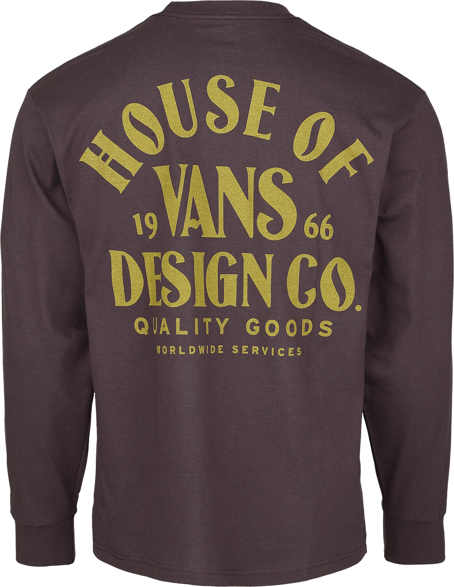 T-shirt manches longues  de Vans - Vans Hov - S à XXL - pour Homme - lie-de-vin - Vans - View 2