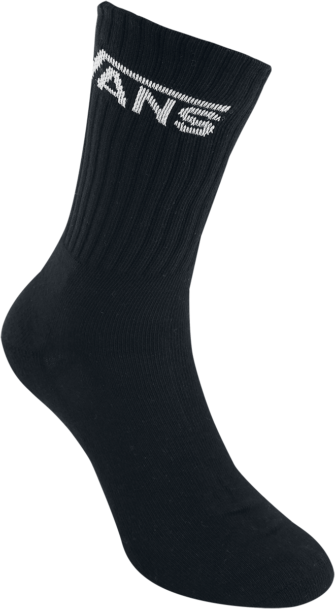 Chaussettes  de Vans - Classic Crew ROX - Lot de 6 Paires - S à XL - pour Homme - noir - Vans - View 2
