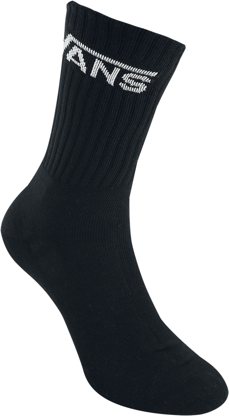 Chaussettes  de Vans - Classic Crew ROX - Lot de 6 Paires - S à XL - pour Homme - noir - Vans - View 2