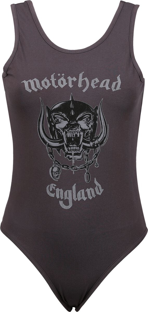 Body  de Motörhead - Amplified Collection - England - XS à XL - pour Femme - anthracite - Motörhead