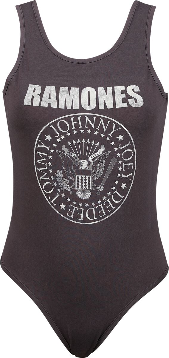 Body  de Ramones - Amplified Collection - Classic Seal - XS à XL - pour Femme - anthracite - Ramones