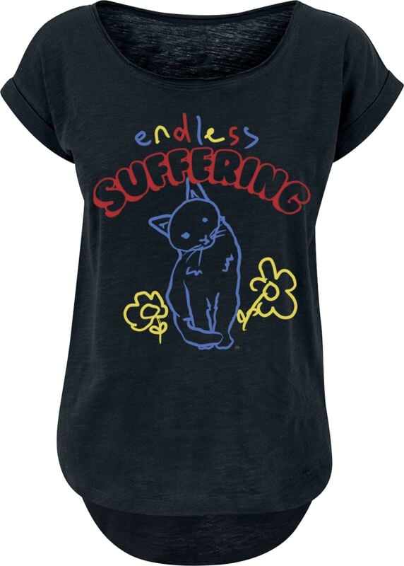 T-Shirt Manches courtes Fun de Goodie Two Sleeves - Endless Suffering - S à XXL - pour Femme - noir - Goodie Two Sleeves
