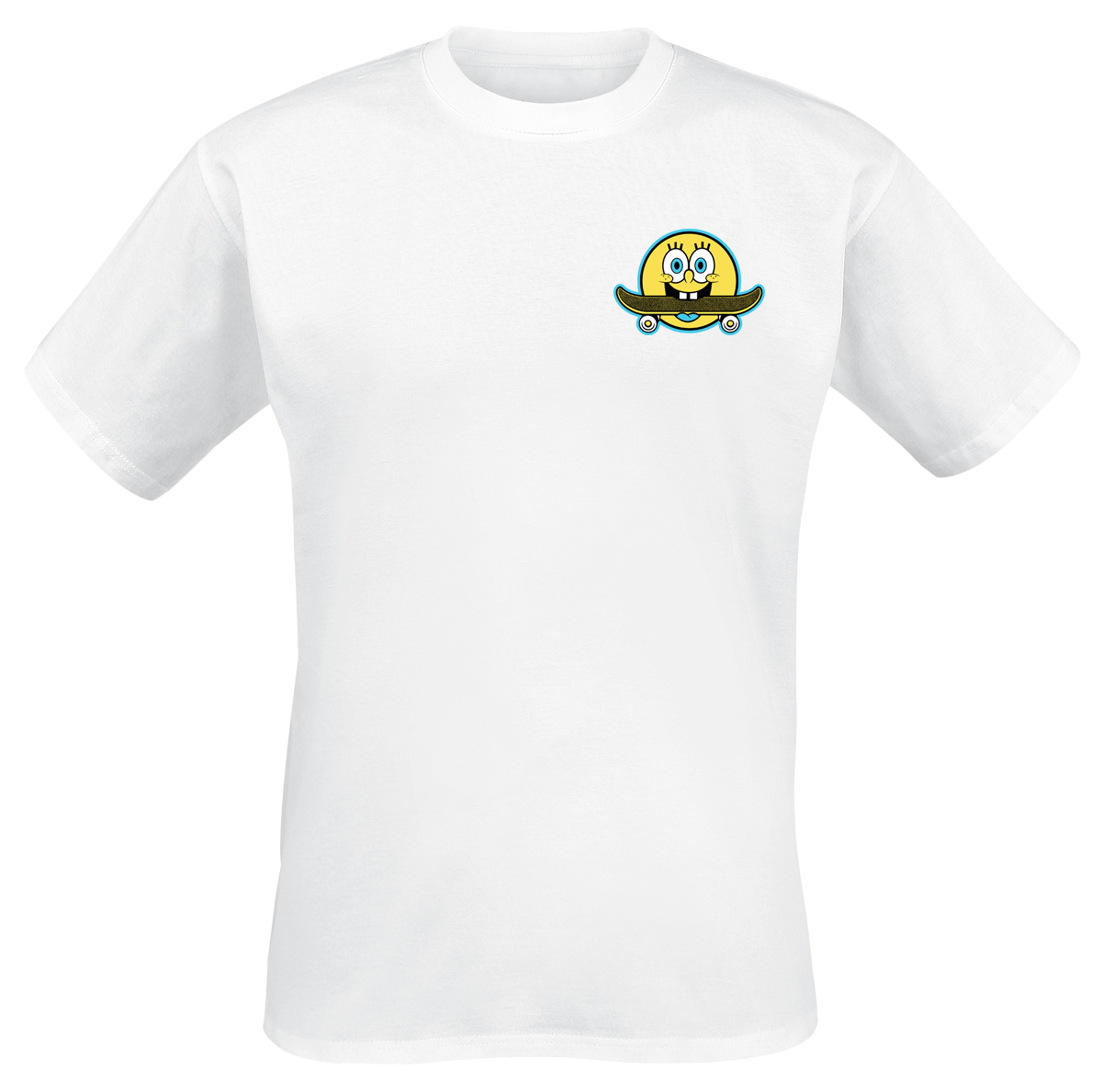 T-Shirt Manches courtes  de Bob L'Éponge - S à XXL - pour Homme - blanc - Bob L'Éponge - View 2